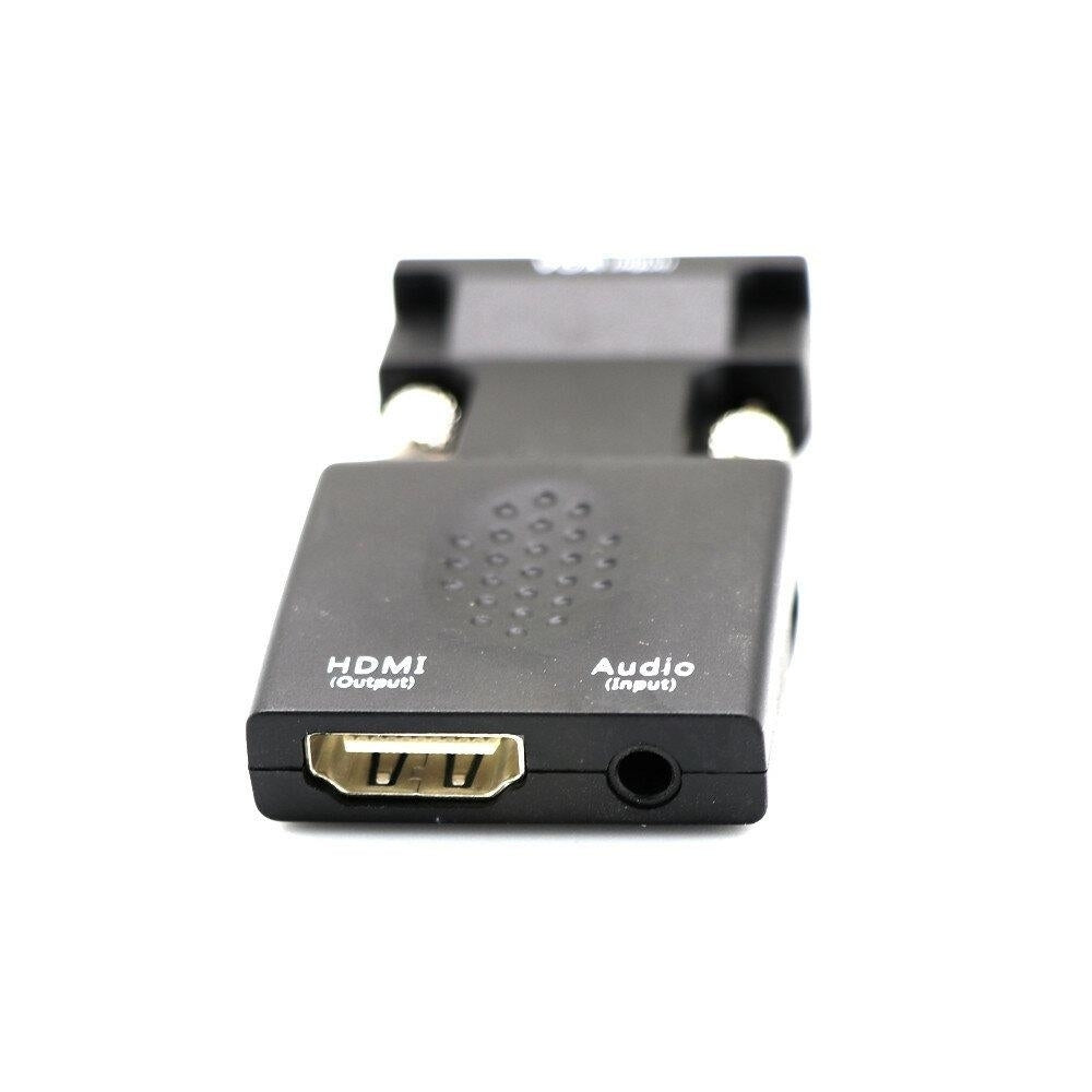 VGA to HDMI Adapter with 3.5mm Audio Output 1080P HDTV AV Converter For PC Notebook Projector Monitor Display Image 4