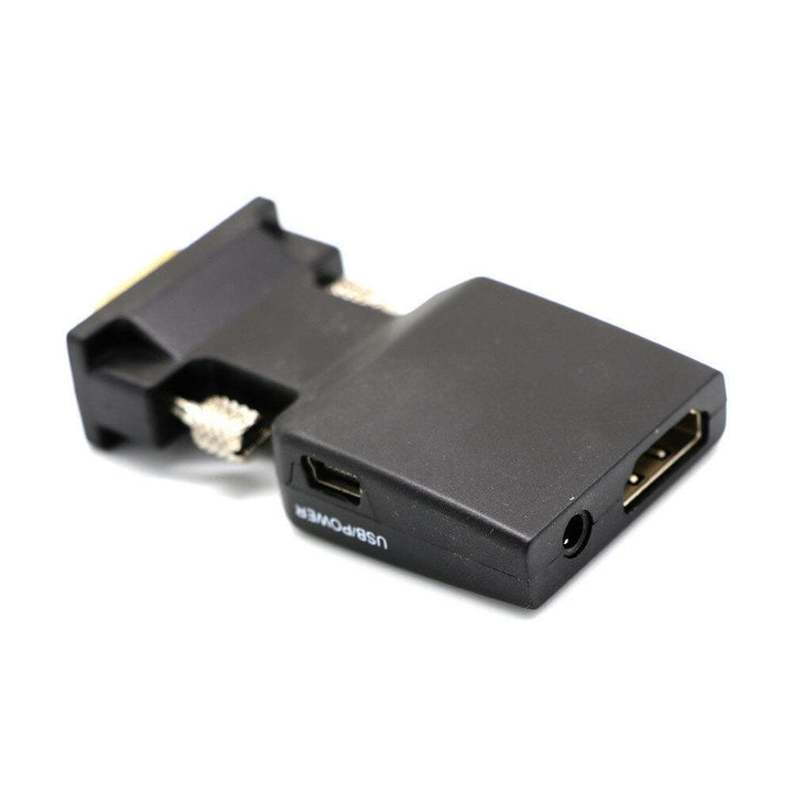 VGA to HDMI Adapter with 3.5mm Audio Output 1080P HDTV AV Converter For PC Notebook Projector Monitor Display Image 6
