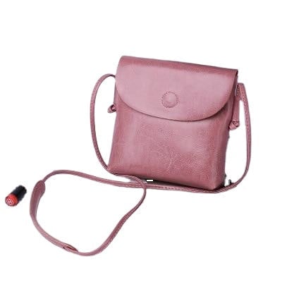 Vintage Oil Genuine Leather Bags for Women fine Cowhide Single Shoulder Crossbody Mini Bag Simple Ladies Designer Purse Image 8
