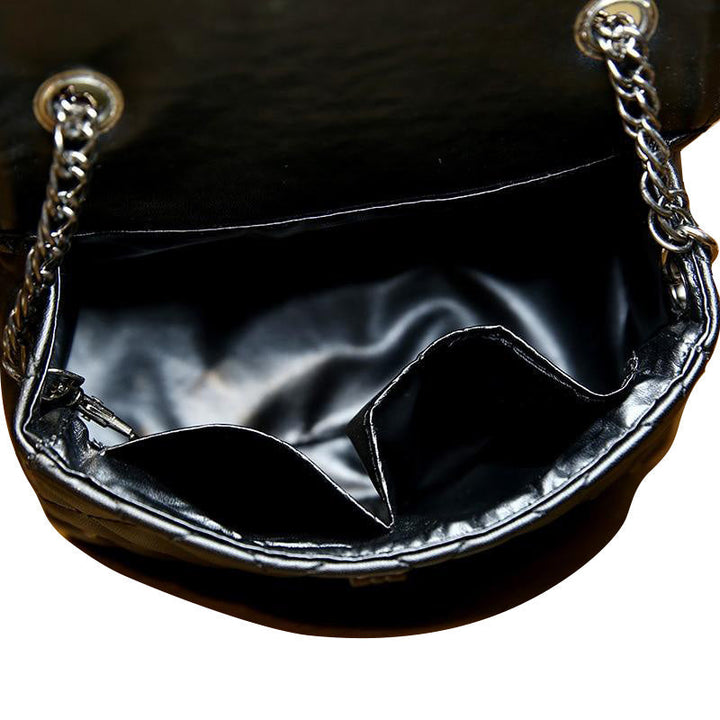 Vintage Rivet Small Square Crossbody Bags Mini Women Handbag Lock Leather Chain Shoulder Bag Woman Messeng Bags Image 3