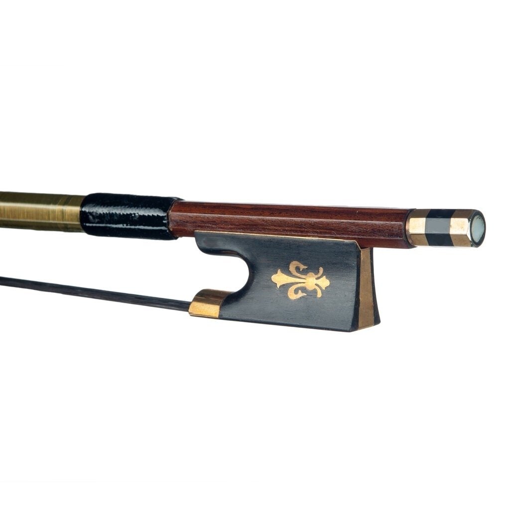Violin Bow 4,4 Size Brazilwood Stick Lizard Skin Grip Black Mongolia Horsehair WEbony Frog Well Balanced Image 4