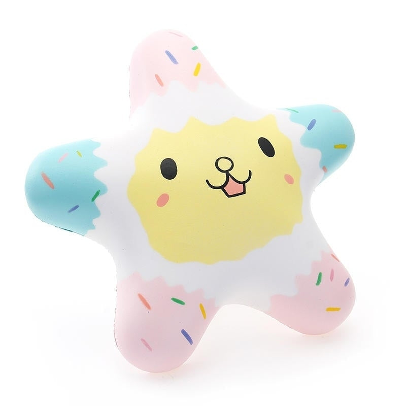 Vlampo Squishy Starfish Luminous Glow In Dark Licensed Slow Rising Original Packaging Collection Gift Toy Image 2