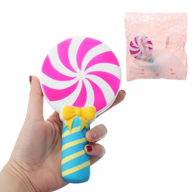 Windmill Lollipop Squishy 16.5cm Slow Rising Gift Toy Collection Gift Decor Toy Image 1