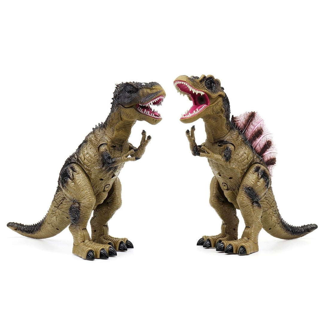 Walking Dinosaur Spinosaurus Light Up Kids Toys Figure Sounds Real Movement LED Image 1