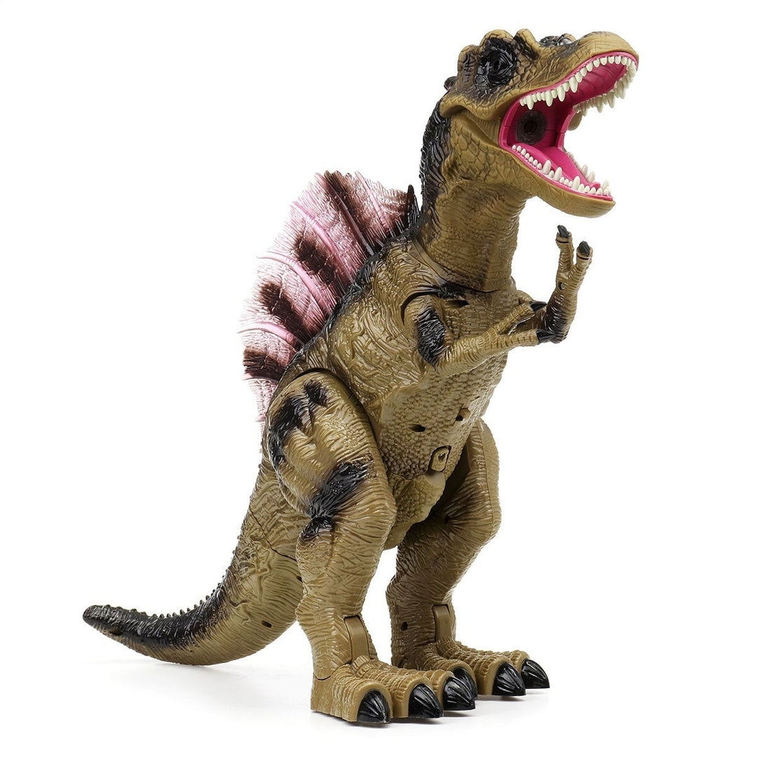 Walking Dinosaur Spinosaurus Light Up Kids Toys Figure Sounds Real Movement LED Image 2