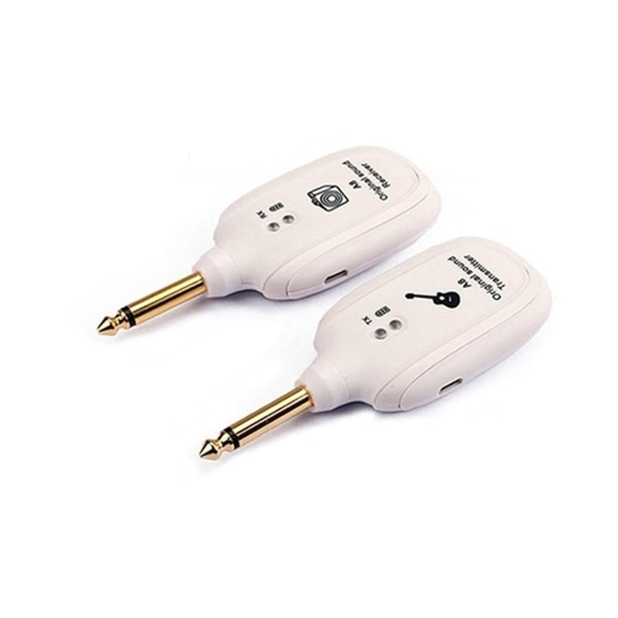 Wireless Audio Transmitter Receiver System for Electric Guitar Bass Violin Image 1