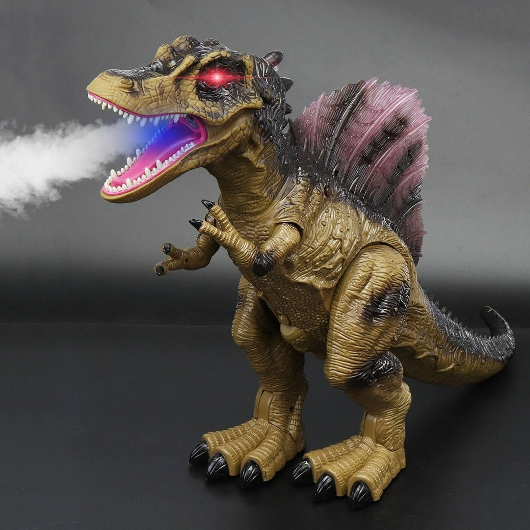 Walking Dinosaur Spinosaurus Light Up Kids Toys Figure Sounds Real Movement LED Image 7