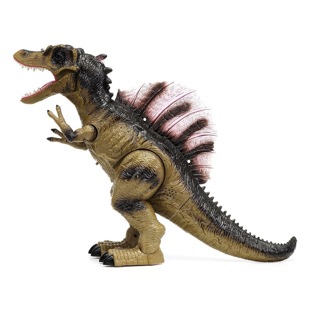 Walking Dinosaur Spinosaurus Light Up Kids Toys Figure Sounds Real Movement LED Image 8