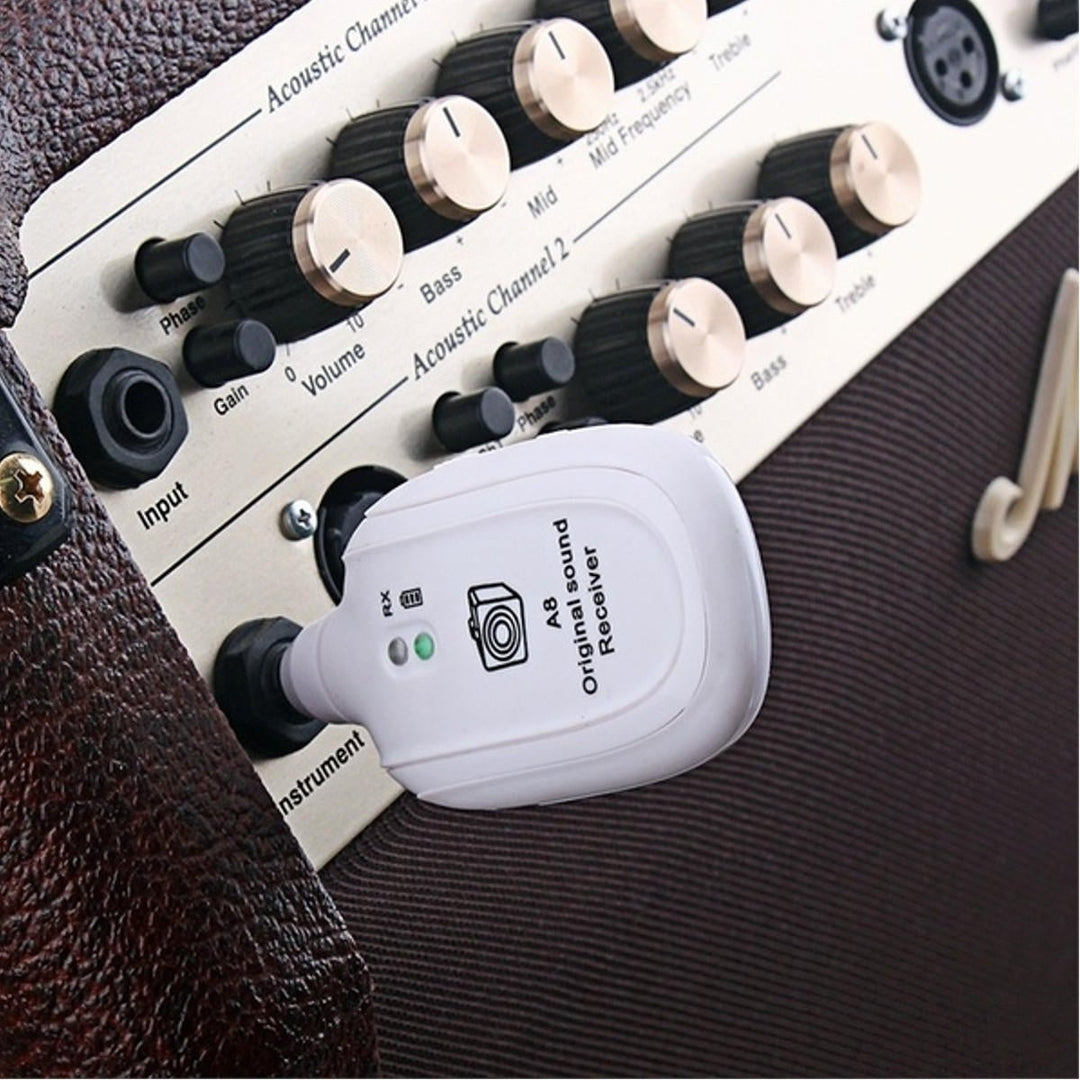 Wireless Audio Transmitter Receiver System for Electric Guitar Bass Violin Image 6