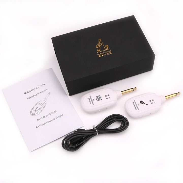 Wireless Audio Transmitter Receiver System for Electric Guitar Bass Violin Image 8