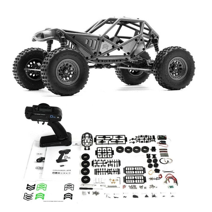 With Motor Servo TX RX 1,32 2.4G 4WD DIY Frame RC Kit Rock Crawler Car Vehicles Image 1
