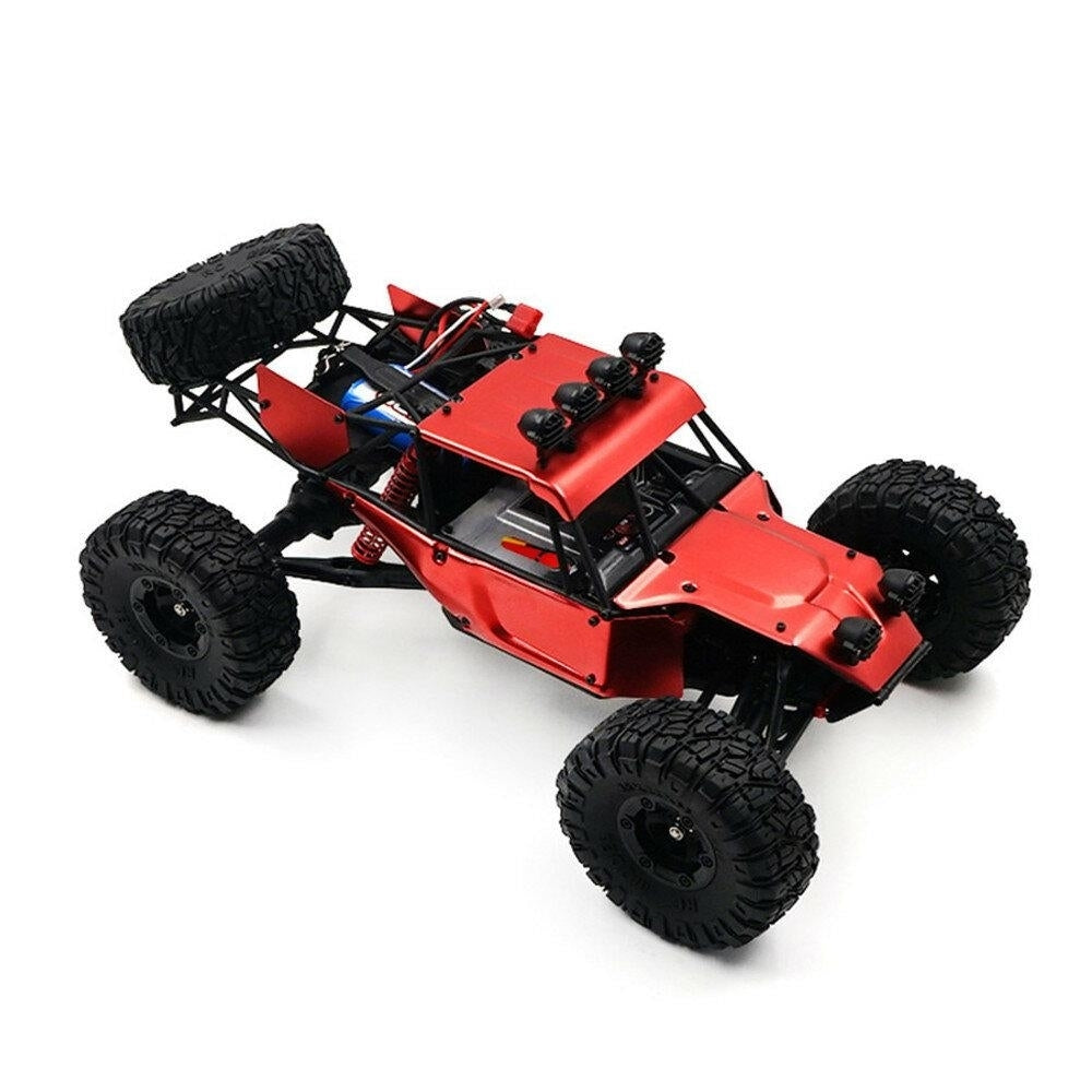 With Two Battery 1500+3000mAh 1,12 2.4G 4WD Brushless RC Car Metal Body Shell Truck RTR Toy Image 2