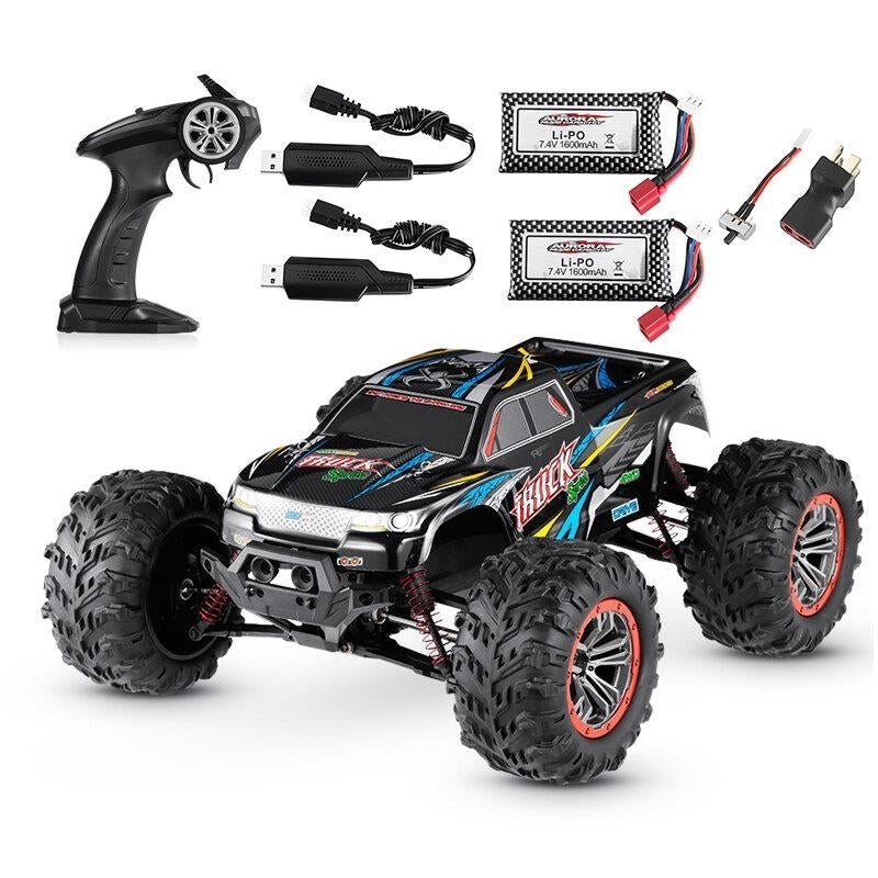 With Two Battery Motor 1,10 2.4G 4WD 46km,h RC Car Vehicles Short Course Truck Model Image 1