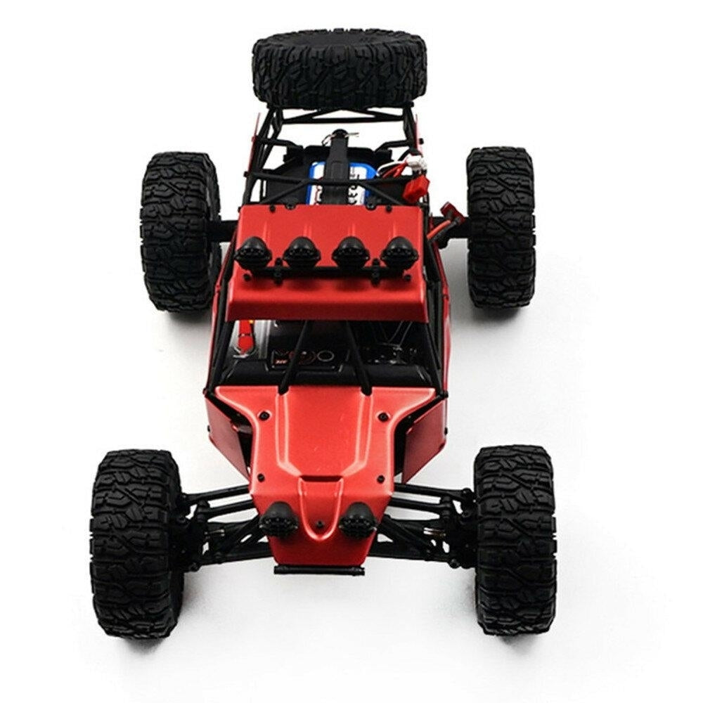 With Two Battery 1500+3000mAh 1,12 2.4G 4WD Brushless RC Car Metal Body Shell Truck RTR Toy Image 3