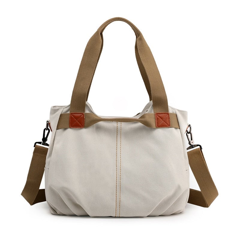 Women Handbag Canvas Female Shoulder Bags Designer Womens Messenger Bags Ladies Casual Bags Clutch Purse Crossbody Purse Image 1