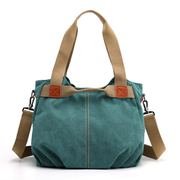 Women Handbag Canvas Female Shoulder Bags Designer Womens Messenger Bags Ladies Casual Bags Clutch Purse Crossbody Purse Image 3