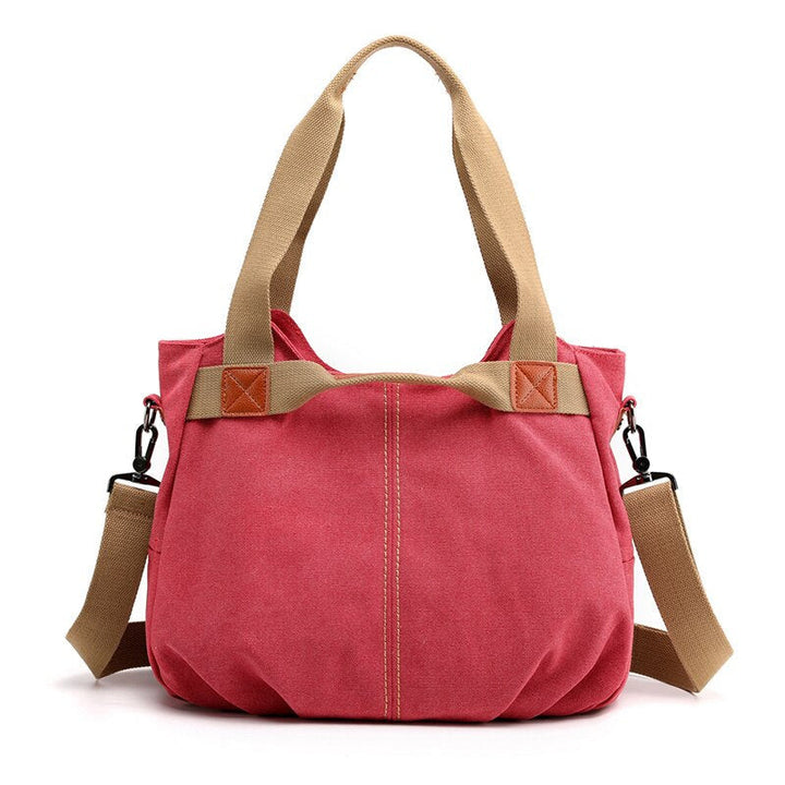 Women Handbag Canvas Female Shoulder Bags Designer Womens Messenger Bags Ladies Casual Bags Clutch Purse Crossbody Purse Image 6