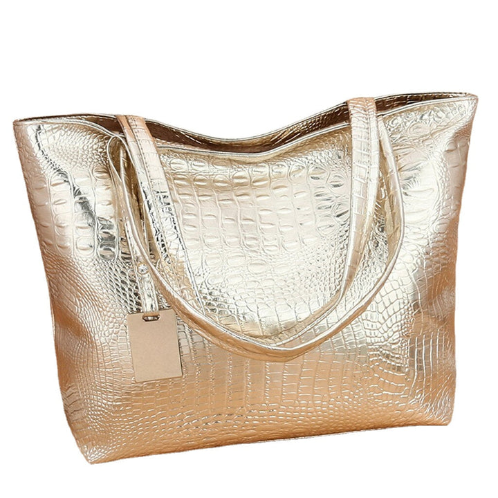 Women Ladies Fashion Bags Alligator Solid Large Capacity Bags for women Shoulder Tote Handbag Bags Image 4