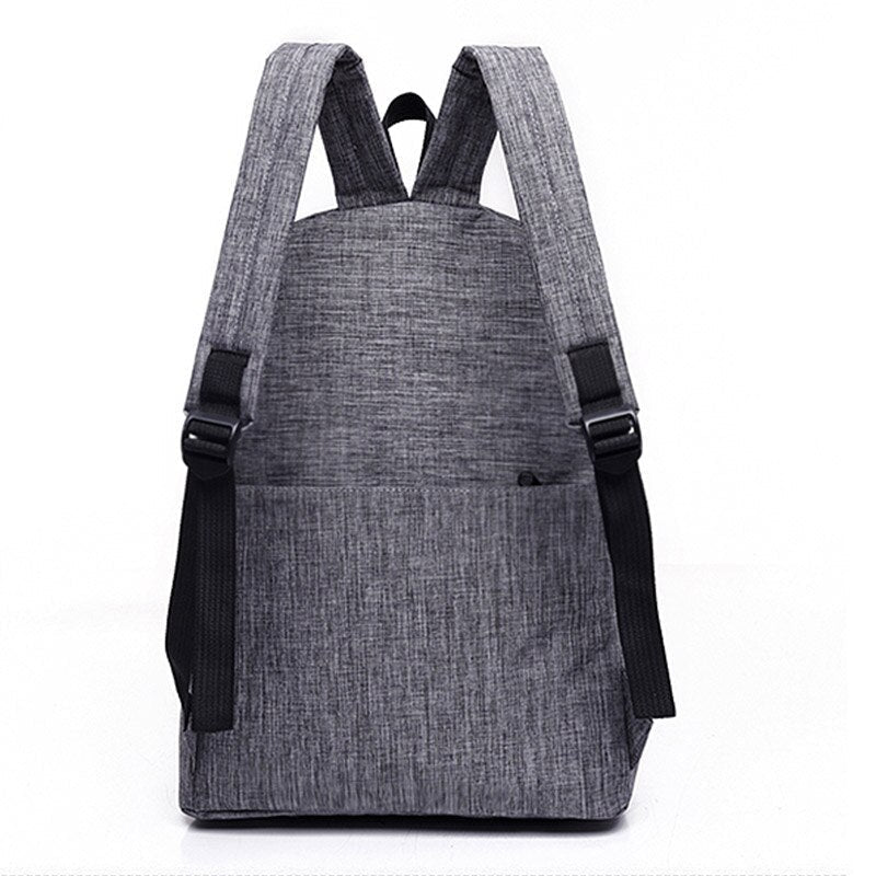 Women Men Male Canvas black Backpack College Student School Bags for Teenagers Mochila Casual Rucksack Travel Daypack Image 3