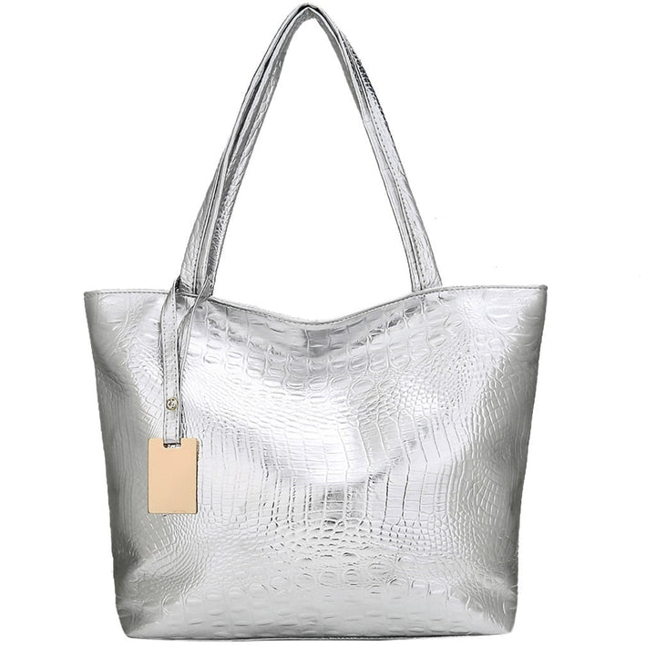 Women Ladies Fashion Bags Alligator Solid Large Capacity Bags for women Shoulder Tote Handbag Bags Image 9