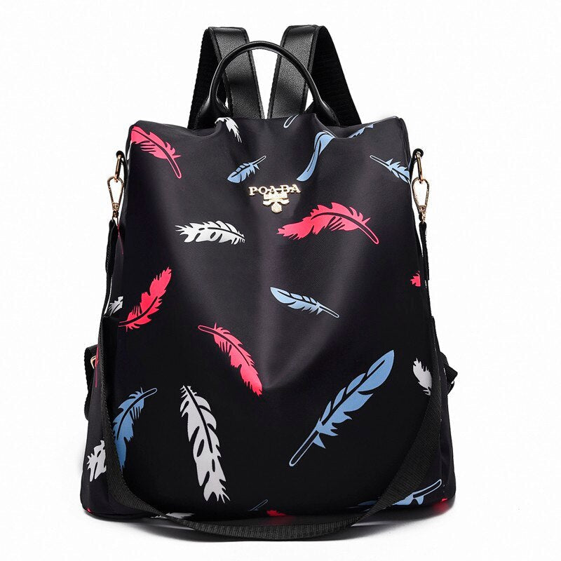 Women Oxford Cloth Shoulder Bag School Bags for Teenage Girls Light Ladies Travel Image 6
