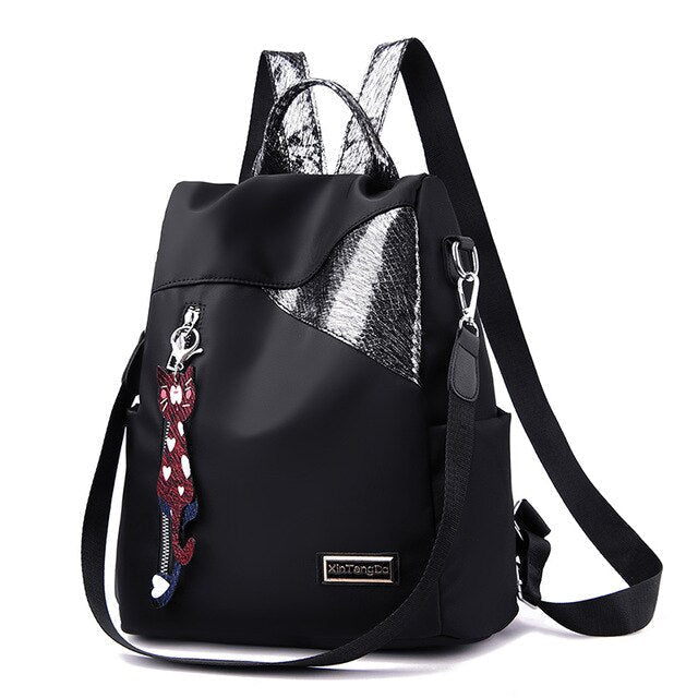 Women Oxford Cloth Shoulder Bag School Bags for Teenage Girls Light Ladies Travel Image 9