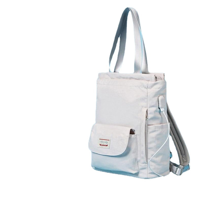 Women Shoulder Bag For Laptop Waterproof Oxford Cloth Notebook Backpack 15.6 Inch Girl Schoolbag Image 3