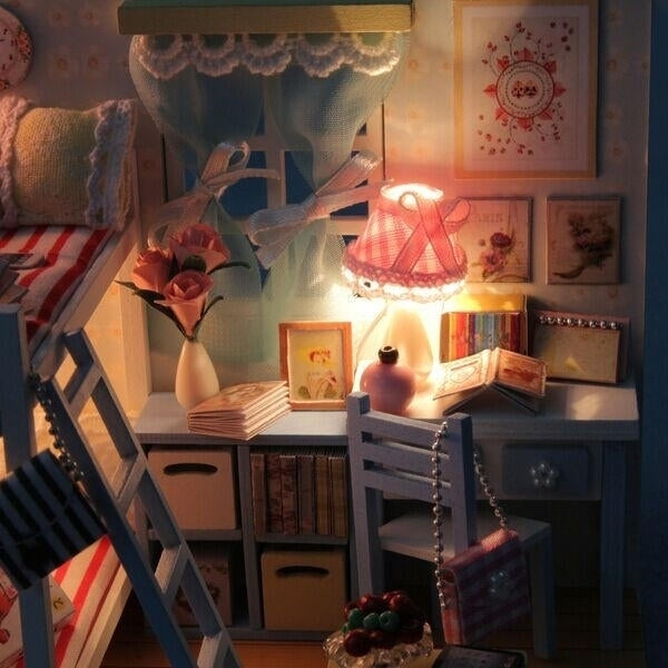 Wood Childrens Memories With LED+Furniture+Cover Image 4