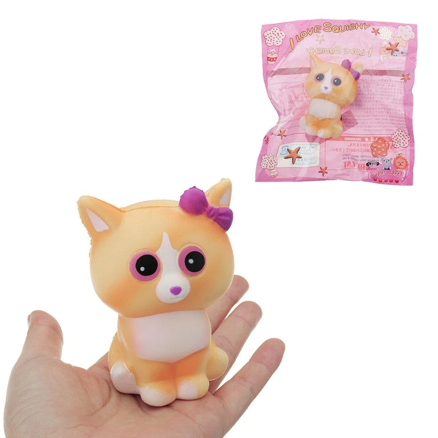 Yellow Cat Squishy 106CM Slow Rising With Packaging Collection Gift Soft Toy Image 1