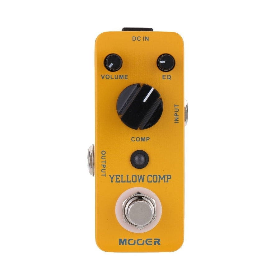 Yellow Comp Micro Mini Classic Optical Compressor Effect Pedal True Bypass Full Metal Shell Guitar Accessories Image 1