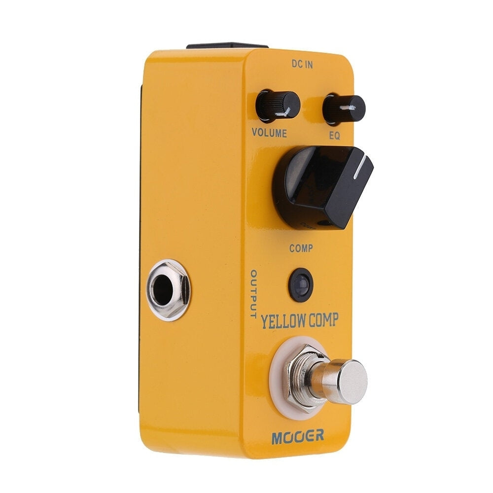 Yellow Comp Micro Mini Classic Optical Compressor Effect Pedal True Bypass Full Metal Shell Guitar Accessories Image 2