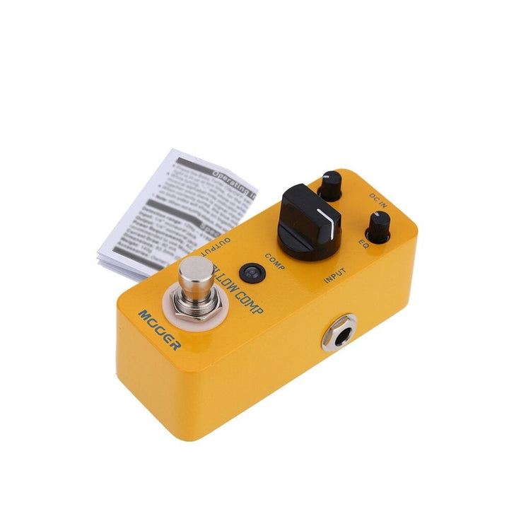 Yellow Comp Micro Mini Classic Optical Compressor Effect Pedal True Bypass Full Metal Shell Guitar Accessories Image 6