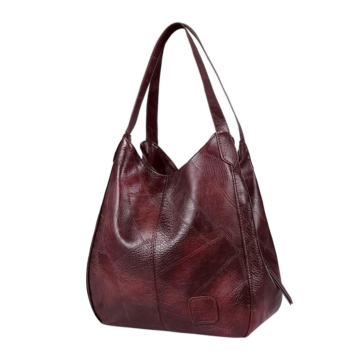 Womens Handbags Vintage Luxury Leather Shoulder Bag Designers Large Bag Modern Fashion Brand Female Image 1