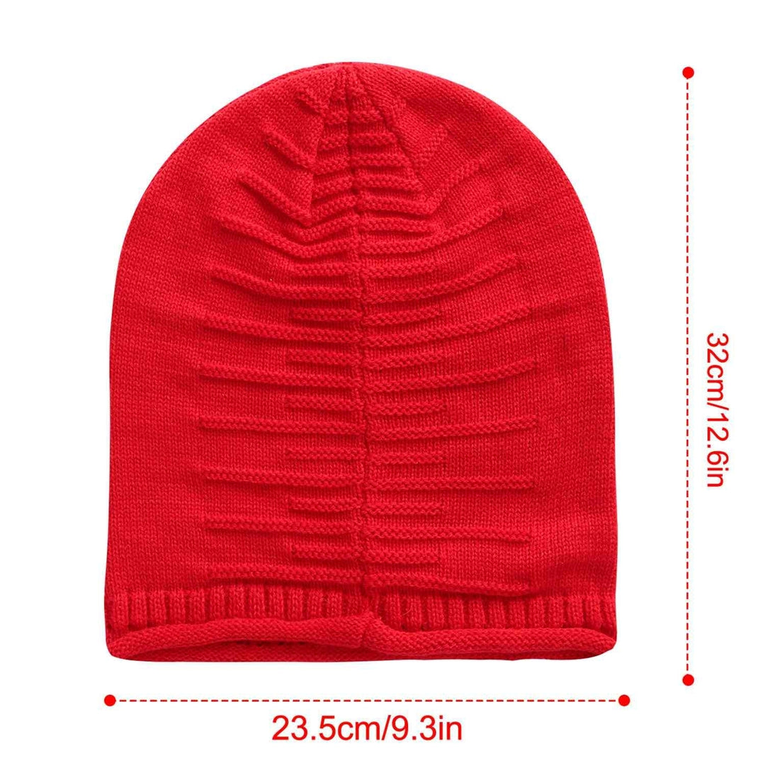 Unisex Knit Beanie Hat Winter Warm Hat Slouchy Baggy Hats Skull Cap Image 4