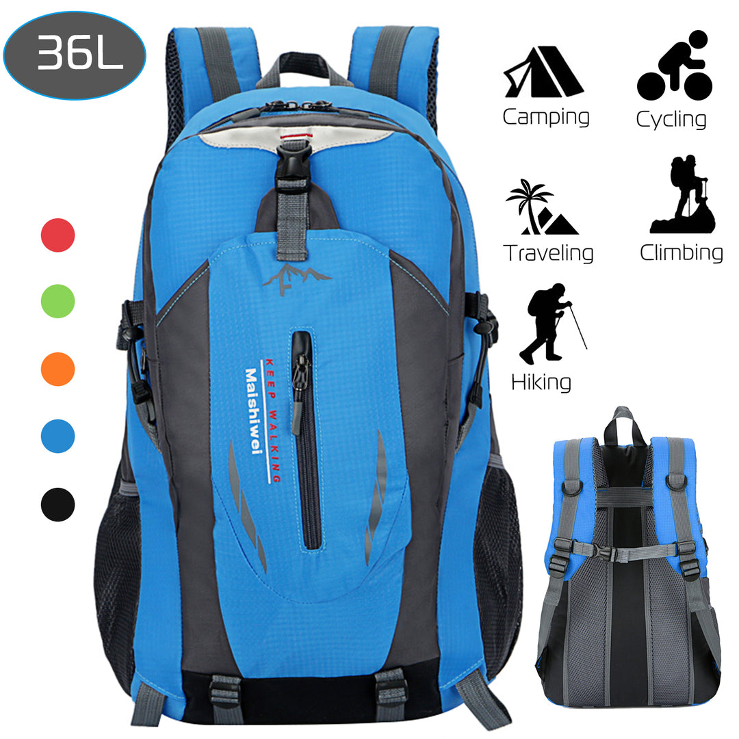 36L Outdoor Backpack Waterproof Daypack Travel Knapsack Image 1
