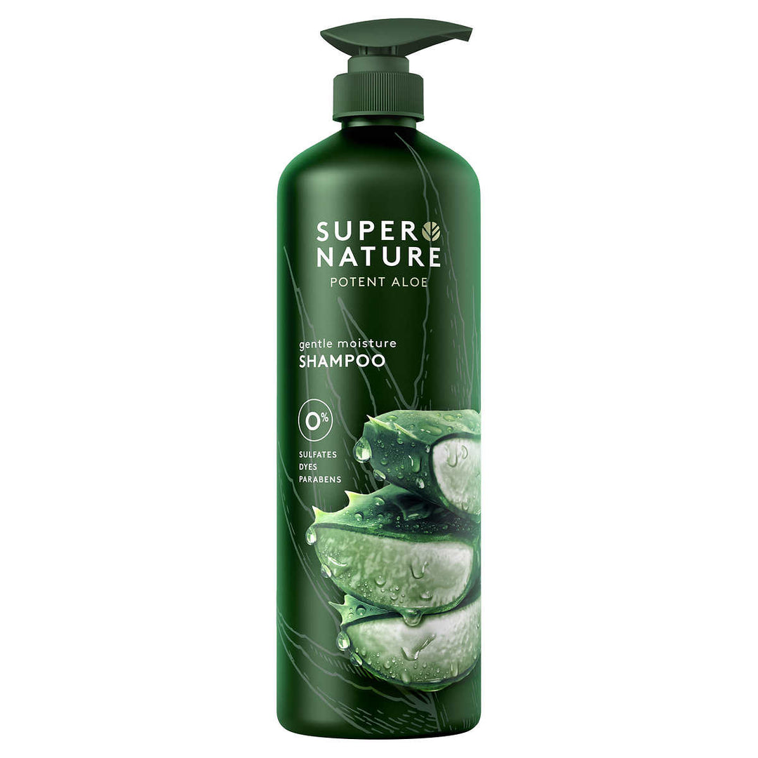 Super Nature Potent Aloe Gentle Moisture Shampoo 30 Fluid Ounce Image 1