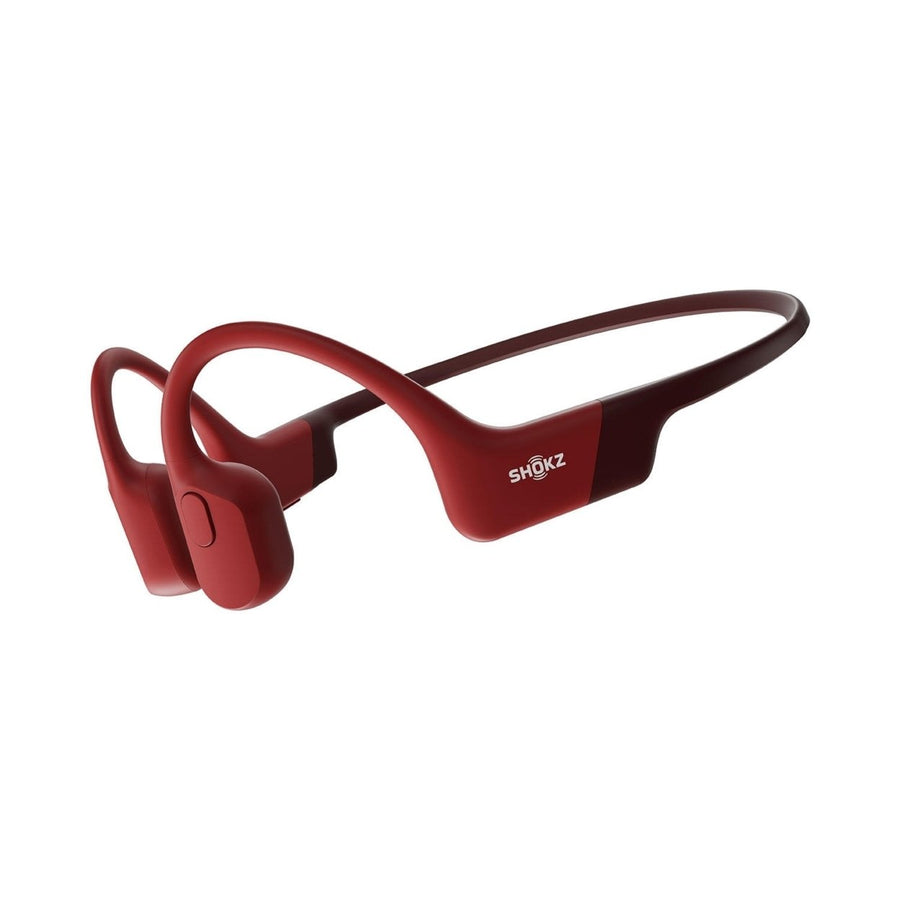 Shokz OpenRun Open-Ear Endurance Bluetooth Headphones (Red) Image 1