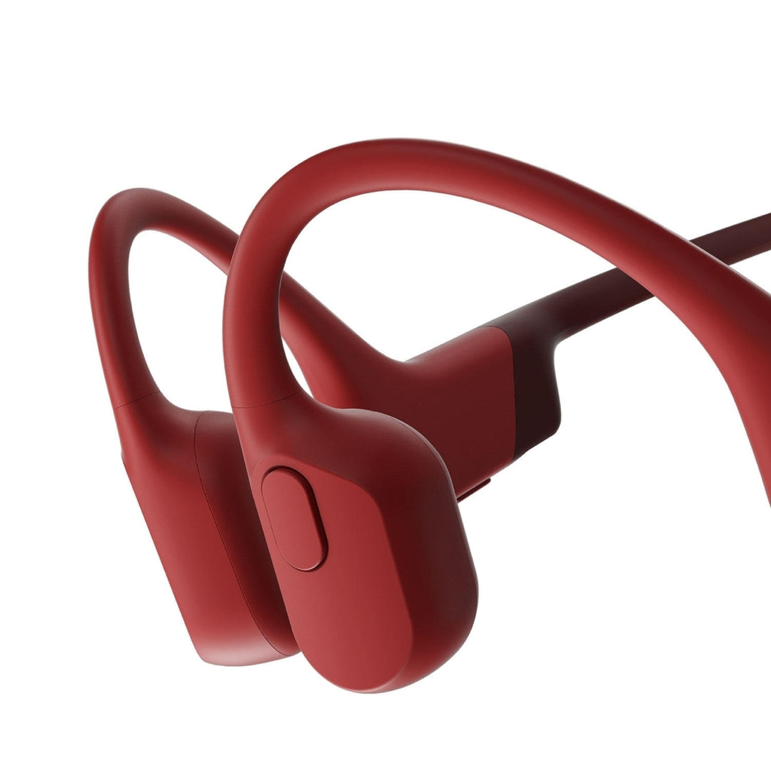 Shokz OpenRun Open-Ear Endurance Bluetooth Headphones (Red) Image 2