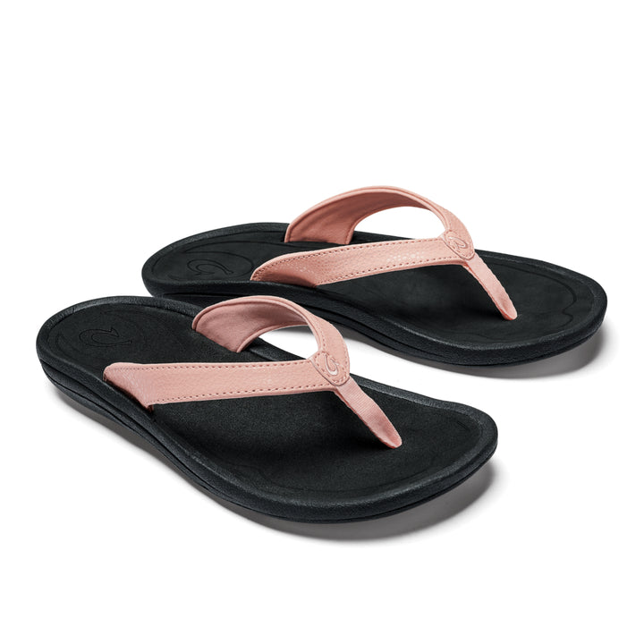 OluKai Womens Kulapa Kai Flip Petal Pink/Black - 20198-3P40 5 PETAL PINK / BLACK Image 2