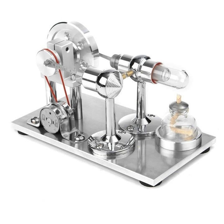 Hot Air Stirling Engine Model Electricity Power Generator Motor Toy Kits Gift Image 3