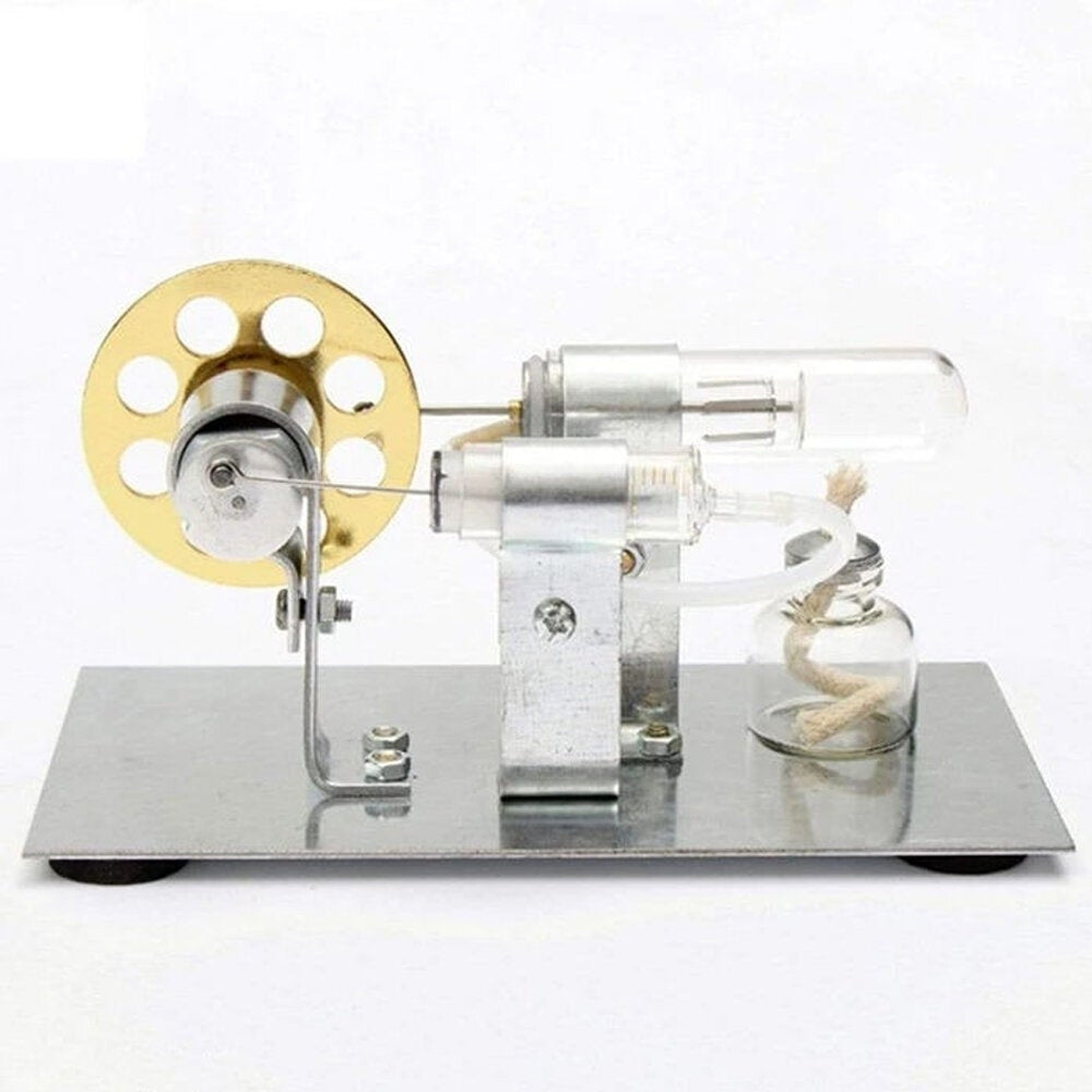 Stirling Engine Kit Motor Model DIY Educational Steam Power Toy Electricity Learning Model Image 2