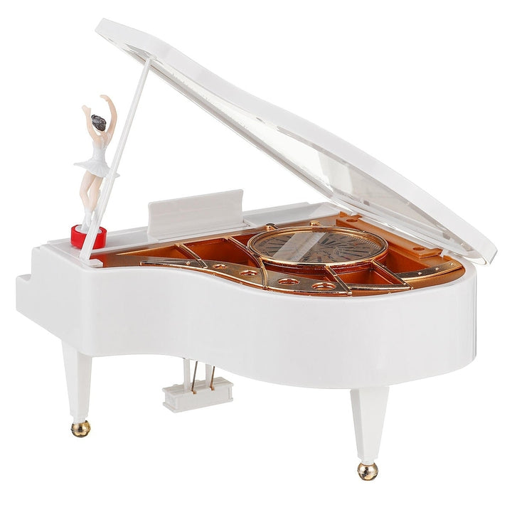 Vintage Ballerina Girl Dancing On The Piano Music Box Christmas Gift Valentines Day Home Decoration Image 3