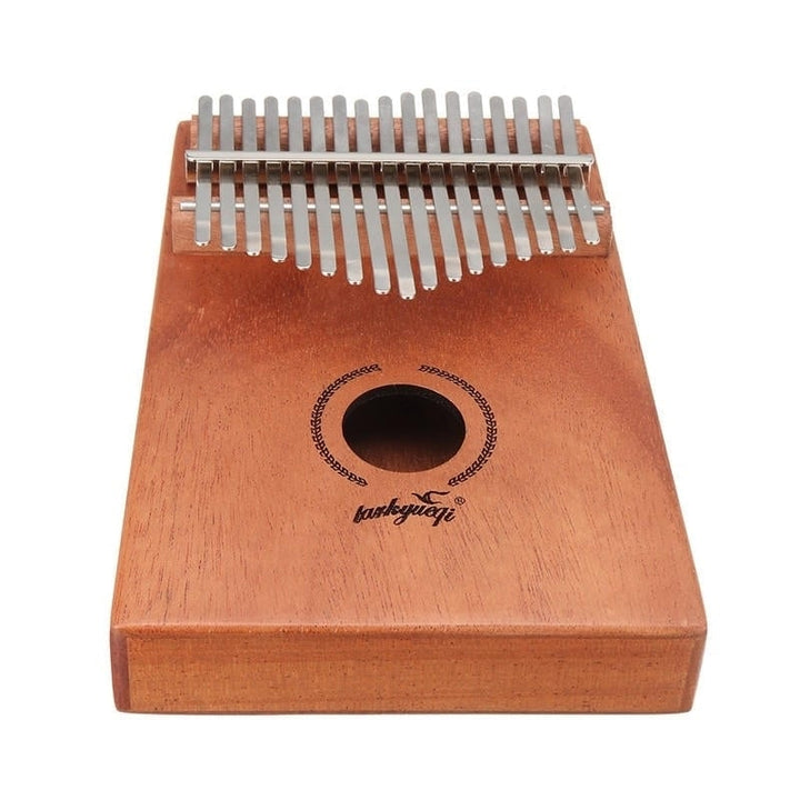 17 Keys Kalimbas African Solid Mahogany Wood Thumb Piano Finger Percussion Musical Gifts Image 3