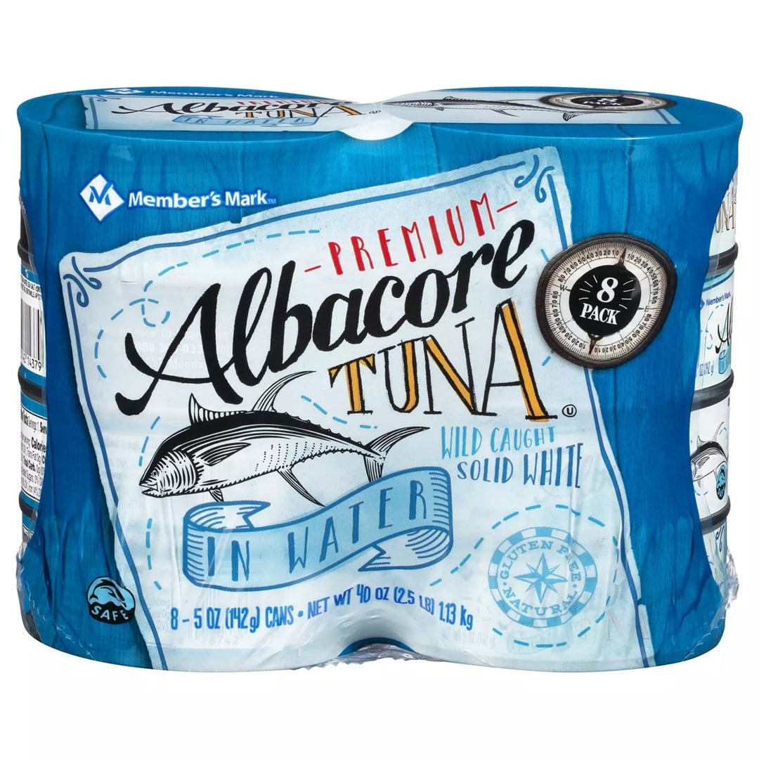 Members Mark Solid White Albacore Tuna 5 Ounce (Pack of 8) Image 1