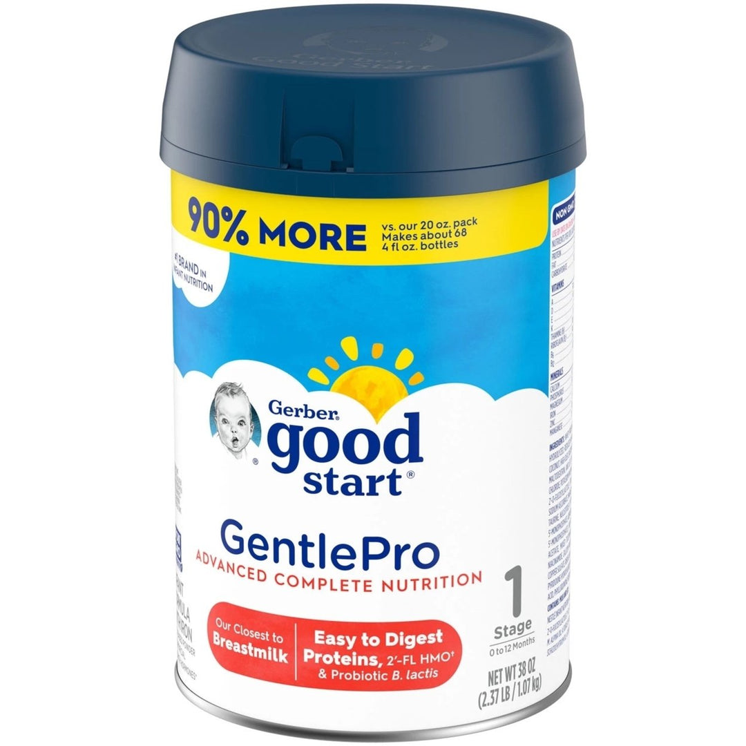 Gerber Good Start GentlePro Stage 1 Infant Formula with Iron (38 Ounce) Image 3