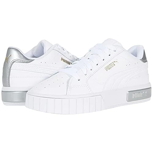 PUMA Cali Star Metallic Big Kid Sneakers White Cotton Upper Comfortable Fit Image 1