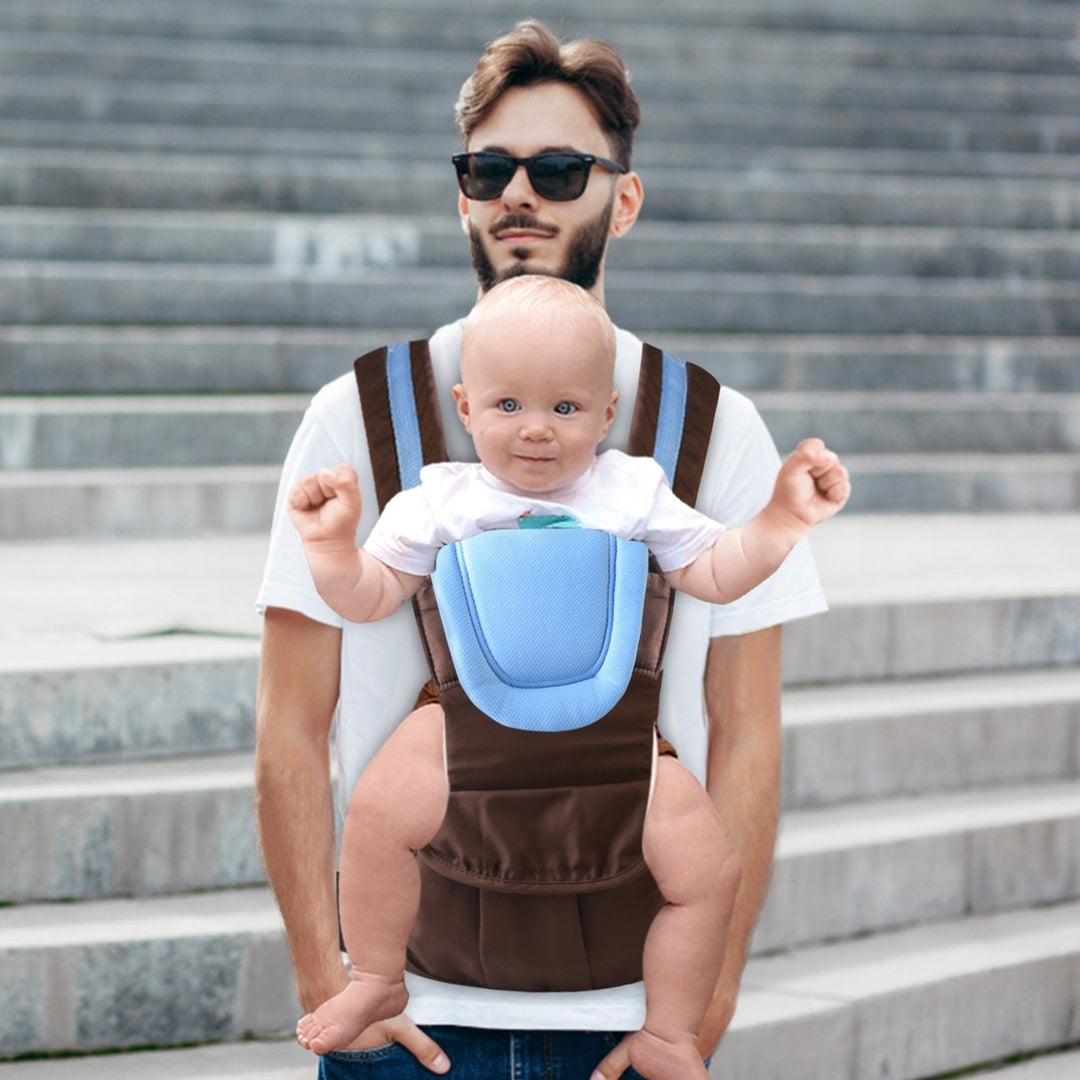 Baby Carrier Breathable Adjustable Wrap Sling Backpack Front Back Chest Infant Carrier Bag Image 9
