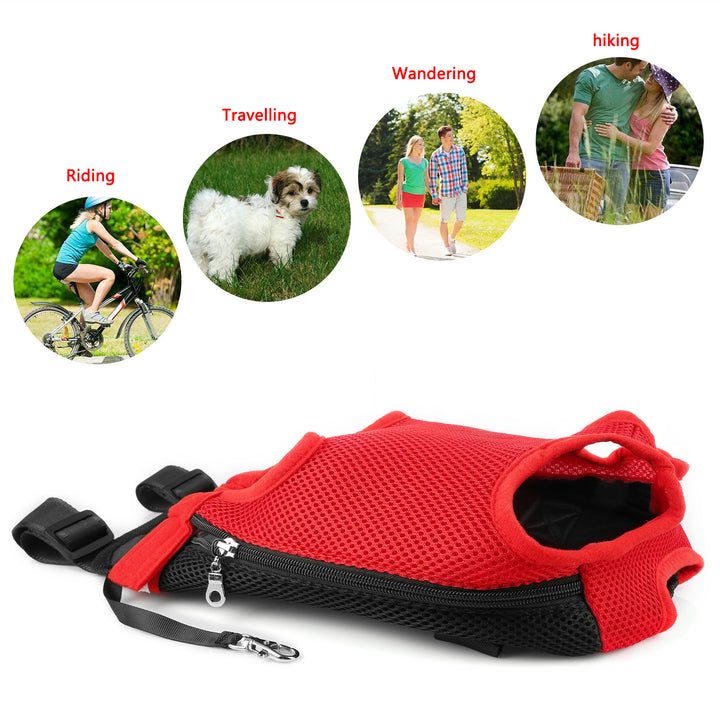 Dog Carrier Backpack Legs Out Front Pet Backpack Carrier Travel Bag Adjustable Shoulder Straps Image 4