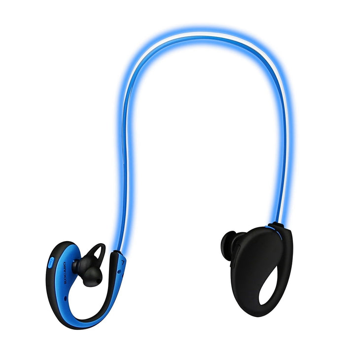 Wireless Sports Headsets Neckband Earphones LED Light Waterproof HD Stereo 8Hrs Image 8