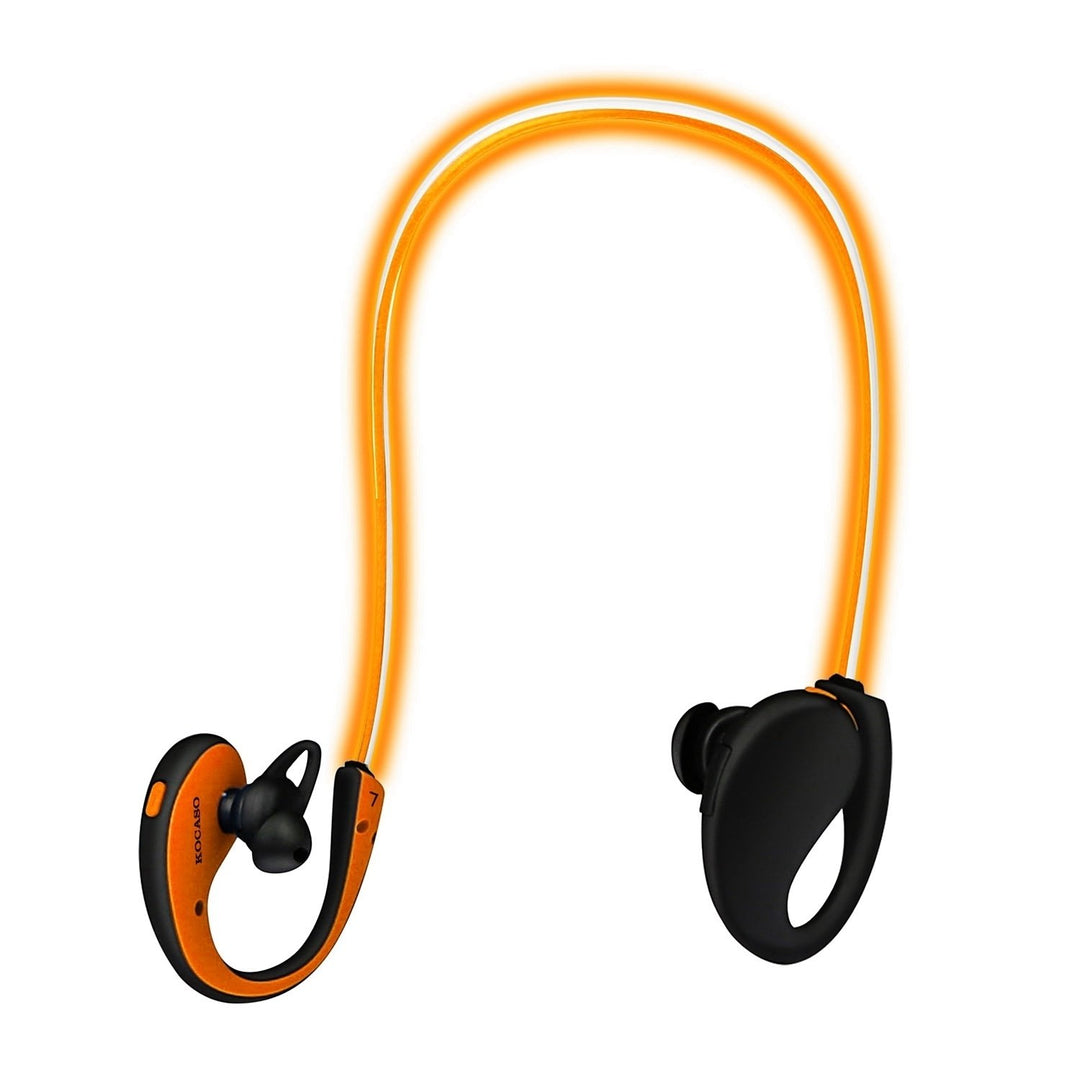 Wireless Sports Headsets Neckband Earphones LED Light Waterproof HD Stereo 8Hrs Image 9